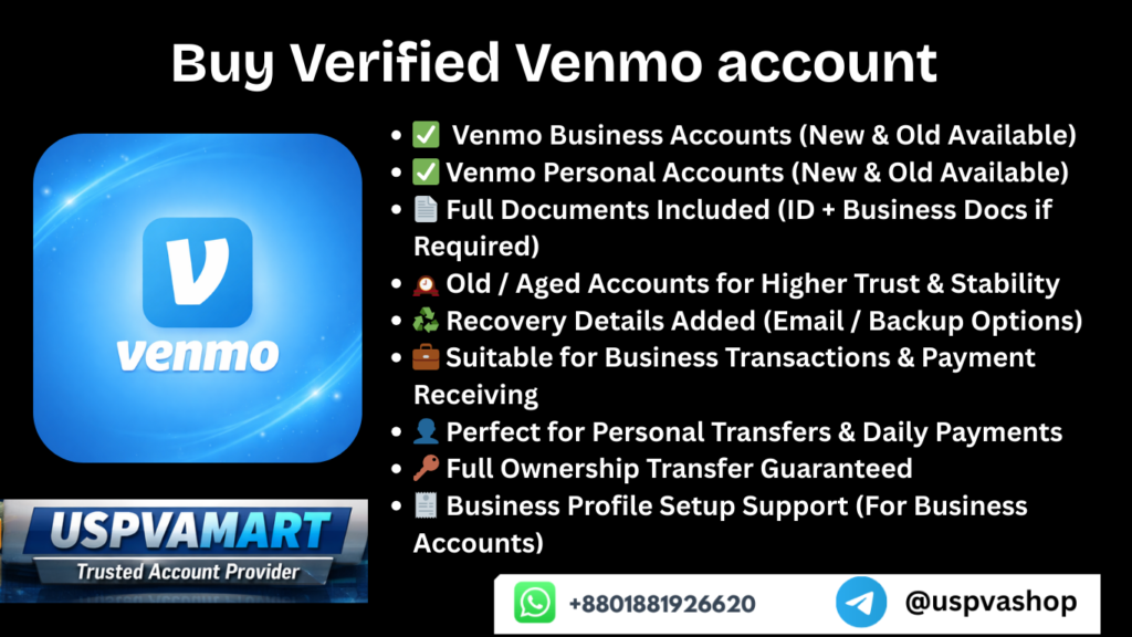 Buy Verified Venmo account