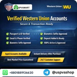 Buy verified Western Union accounts
