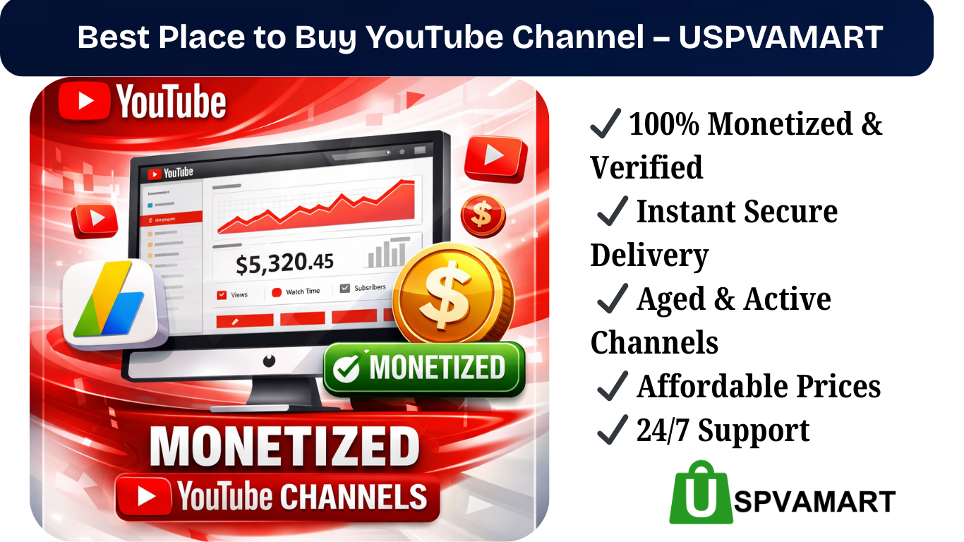 Best Place to Buy YouTube Channel – USPVAMART