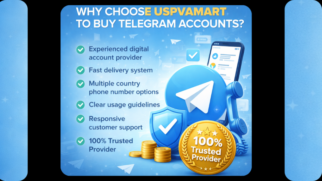Why Choose USPVAMART to Buy Telegram Accounts